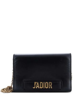 Dior JAdior Wallet on Chain Leather crossbody bag - Nero