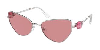 Swarovski SK7003 400184 Womens Sunglasses Silver Size 57