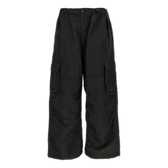 Comme Des Gar&ccedil;ons Cargo Trousers - male - Comme des Gar&ccedil;ons - Wide Trousers - Black - M - Trousers