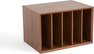 AM.PM Kast voor vinylplaten in notenhoutfineer B60xD42 cm Archivita XL