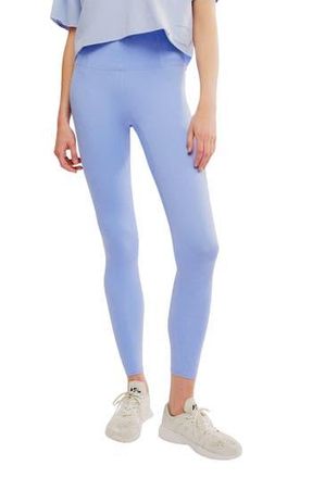 Free People FP Movement Never Better Heathered Leggings in Blueberry Heather at Nordstrom Rack, Size Medium
