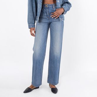 Versace Regular-Fit Cotton Denim Jeans, Waist Size 26