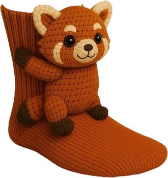 Generic 3D Knit Animal Socks,2026 New Novelty Floor Sock for Christmas,Cute Novelty Animal Socks,Cute Hand Crochet Knit Sock,Winter Warm Floor socks for Adult