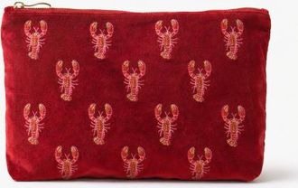Elizabeth Scarlett Lobster Everyday Pouch in Red at Nordstrom