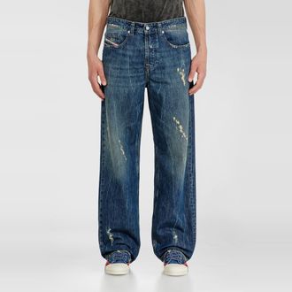 Diesel Relaxed Jeans Low Waist 2001 D-Macro,, Button fly