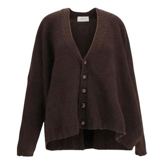 Golden Goose Wollen vest met Casentino-effect - Dames - Truien - Bruin - Maat: M Wol