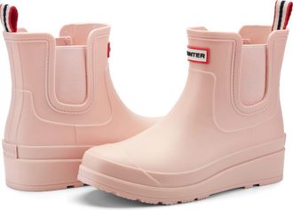 Hunter Tabitha Chelsea Waterproof Rain Boot in Orange/pink at Nordstrom Rack, Size 11