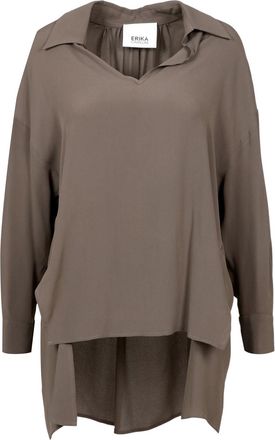 Erika Cavallini Semi Couture Erika Cavallini semi -couture camicie beige