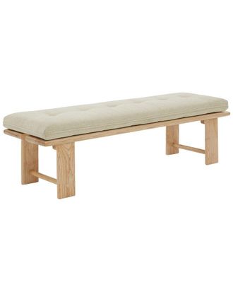 Safavieh Couture Bartolili Wood & Cushion Bench