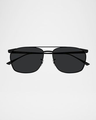 Saint Laurent Mens SL 796 Vincent Metal Aviator Sunglasses