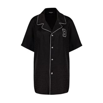 Balmain Varsity Jacquard Pyjama Shirt