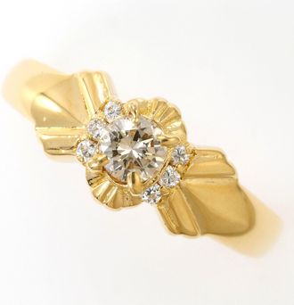 C&A Yellow Gold Yellow Gold (18K) Band Ring (Pre-Owned)