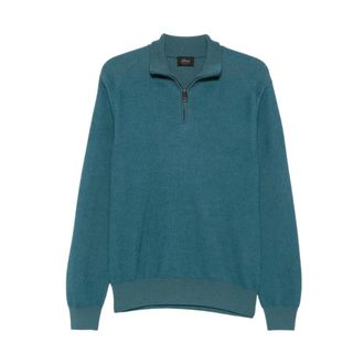 Brioni Hombre, Jerseys, Azul, Talla: L