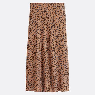 La Redoute Collections Uitlopende rok met dierenprint, Signature MARION