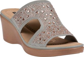 Good Choice Shoes Jaeya Wedge Sandal in Sage at Nordstrom Rack, Size 7.5