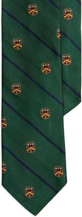 Polo Ralph Lauren crest-striped tie - Green