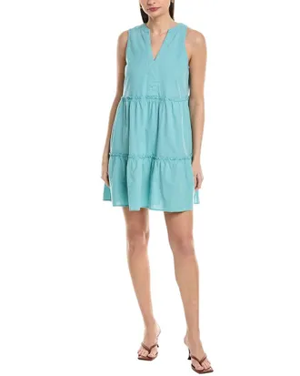 Michael Stars Sandra Linen-Blend Mini Dress