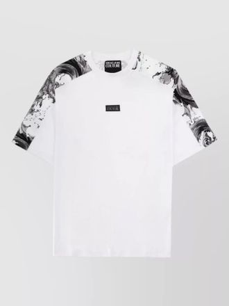 Versace Jeans Couture mens graphic crew neck short sleeve t-shirt