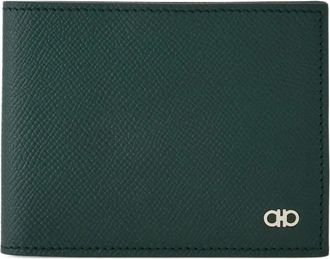 Ferragamo Portafoglio bi-fold Gancini - Verde