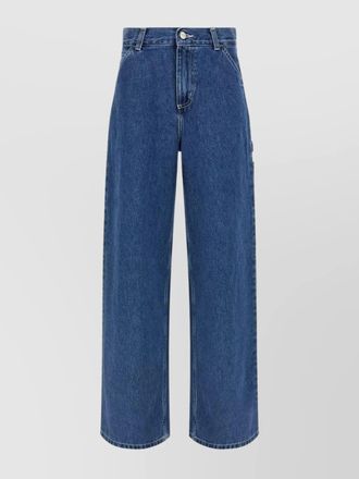 Carhartt Work in Progress denim high-rise wide-leg jeans