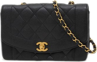 Chanel Grained Calfskin Shoulder Bag (Pre-Owned)