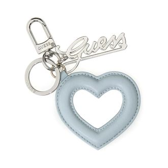Guess Keyrings, female, Blue, Size: ONE SIZE Logo Keychain