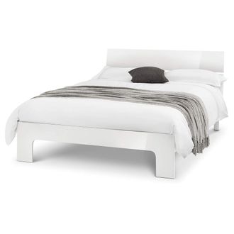 Julian Bowen Manhattan Bed Double 135cm White - Julian Bowen | TJ Hughes