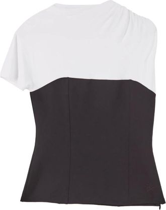 Karl Lagerfeld Tops, Dames, Wit, L, Karl Studio T-Shirt