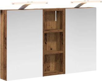 vidaXL Juego De Muebles De Ba&ntilde;o 3 Uds. 80 X 10,5 X 50 Cm Vidaxl
