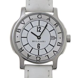 Bulgari Pre-owned Vintage Horloge - Dames - Vintage Horloges - Wit - ONE Size - Vintage