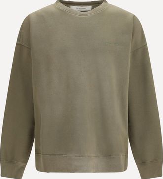 Golden Goose Journey unisex Crew neck in garment-dyed cotton fleece Male M