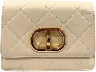 Twinset Beige PU Women Crossbody Womens Bag