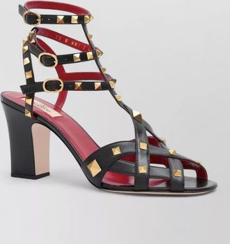 Valentino Garavani leather studdy 80 sandals