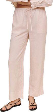 Bella Dahl Wide Hem Drawstring Linen-Blend Pant