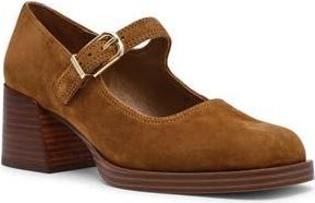 Steve Madden Lisbon Mary Jane Pump in Chestnut Suede at Nordstrom Rack, Size 6.5