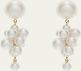Sophie Bille Brahe Pair Botticelli Clustered Freshwater Earrings