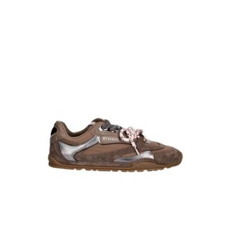 Pinko Sneakers, female, Brown, Size: 7 US Sneakers