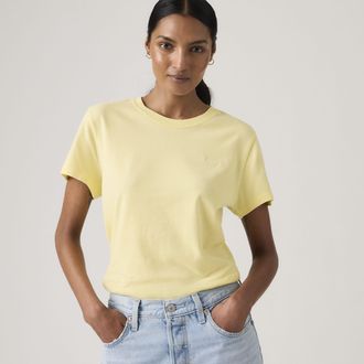 Levi's Favorite Cotton Tee - Womens - XS - Yellow / French Vanilla