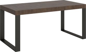 Itamoby Tavolo genova Allungabile In Legno Per Sala Da Pranzo -fisso 180 Cm / Cemento