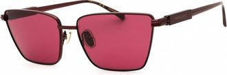 Ferragamo Pink Butterfly Ladies Sunglasses SF331S 606 59