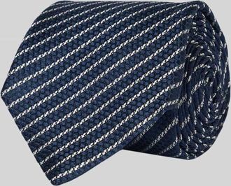 Altea Seidenkrawatte mit Strukturmuster Modell Ticino in Marine, Größe 1