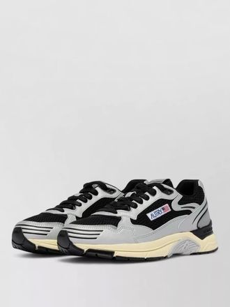 Autry hyperway low sneakers contrast stitching mesh panels