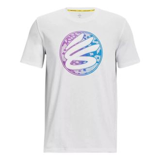 Under Armour Curry Gradient Heavyweight T-shirt White Multi 1376274-100
