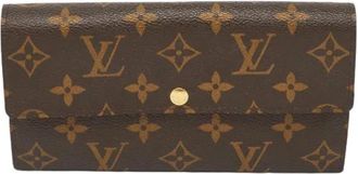 Louis Vuitton Pre-owned Wallets, female, Brown, Size: ONE SIZE Pre-owned Sarah Wallet