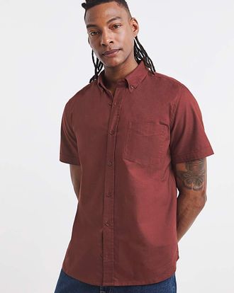 Jacamo Oxford Short Sleeve Shirt