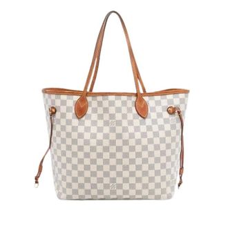 Louis Vuitton Pre-owned Tote Bags, female, White, Size: ONE SIZE Pre-owned Neverfull MM