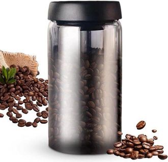 OEM Lata Herm&eacute;tica Para Caf&eacute; Con Tapa Al Vac&iacute;o, 1200 Ml, Para Granos De Caf&eacute;, T&eacute; Y Frutos Secos - Previene La Humedad Y La Oxidaci&oacute;n