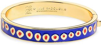 Lele Sadoughi x The Met Enamel Bangle in Lapis at Nordstrom