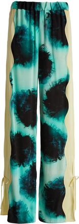 Del Core Pantaloni con stampa - Verde