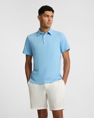 Onia Heavyweight Slub Polo in Seaport at Nordstrom, Size Xx-Large